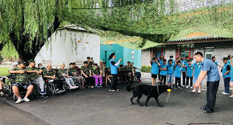 追忆峥嵘岁月，重温红色印记&mdash;&mdash;寿山福海组织在院长者开展军旅体验夏令营