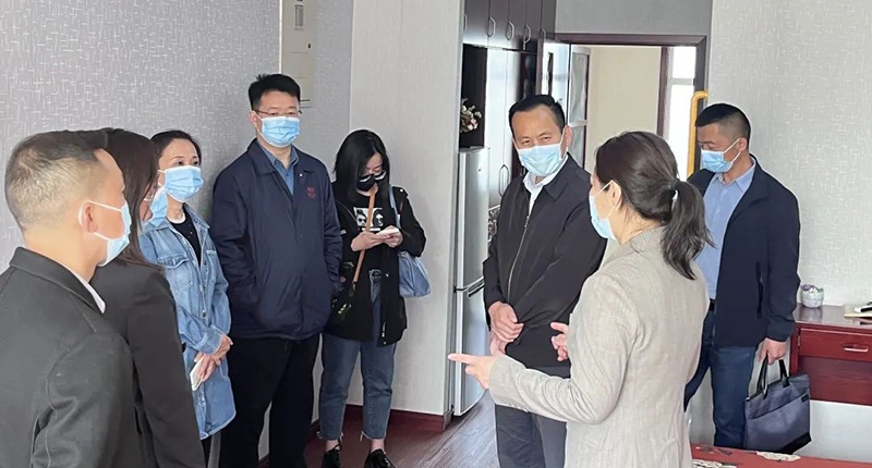 共谋发展丨成都市成华区民政局党组书记张庆一行莅临寿山福海参观交流