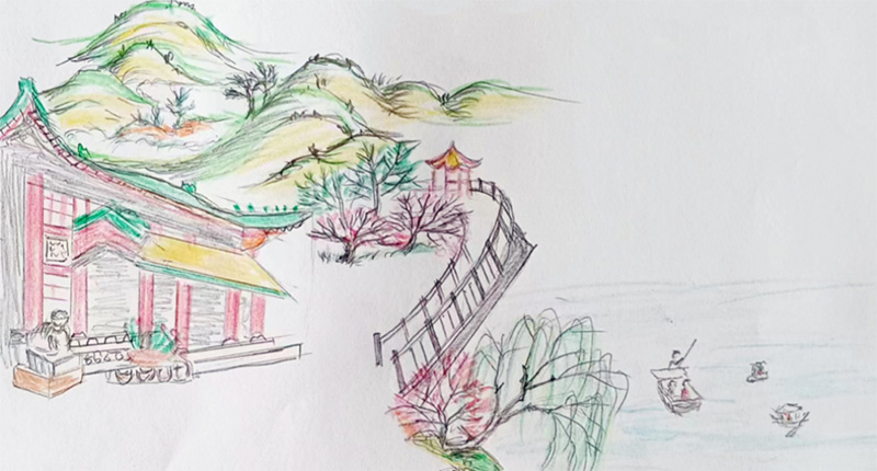 94岁爷爷与92岁奶奶，画笔下的养老院